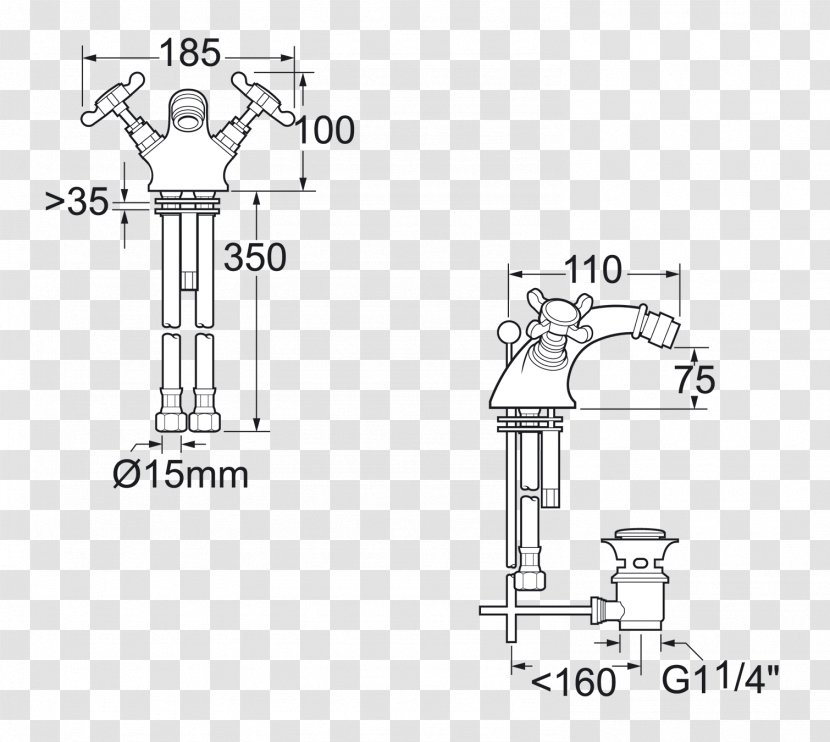 Thermostatic Mixing Valve Faucet Handles & Controls Plumbing Fixtures - Furniture - Crêpe Transparent PNG