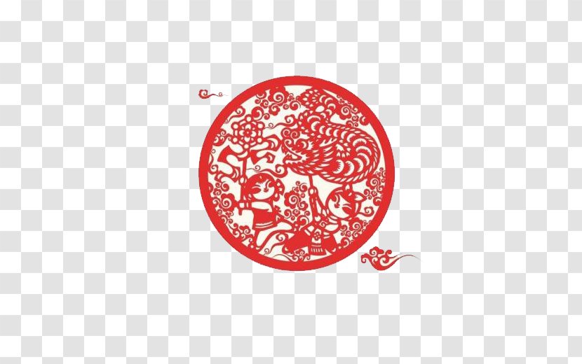 Chinese New Year Public Holiday Paper Cutting Lunar Papercutting - Festive Pattern Transparent PNG