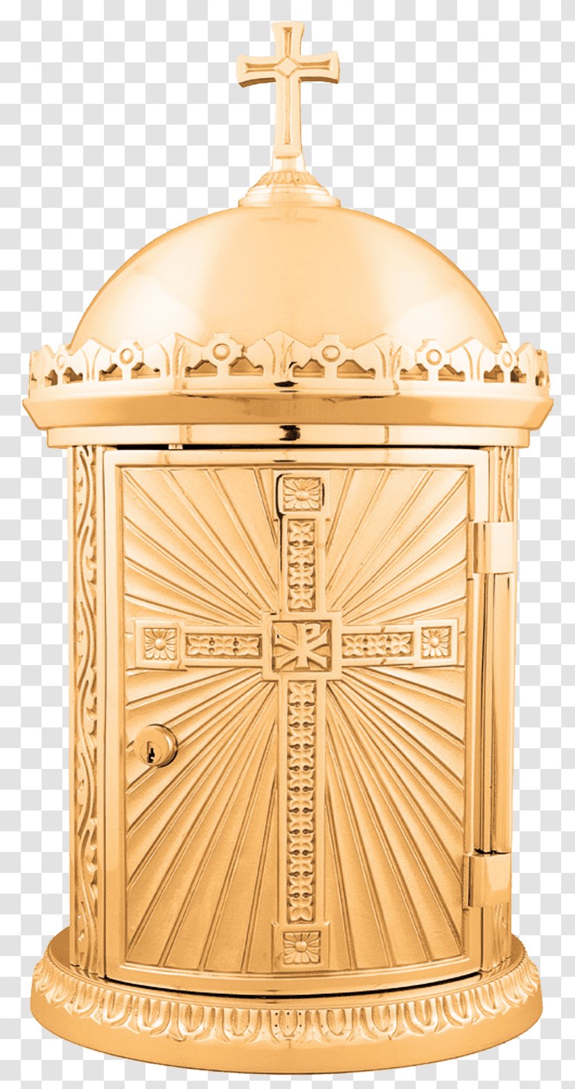 Tabernacle Model Brass Catholicism Altar - Statues Catholic Faith Transparent PNG