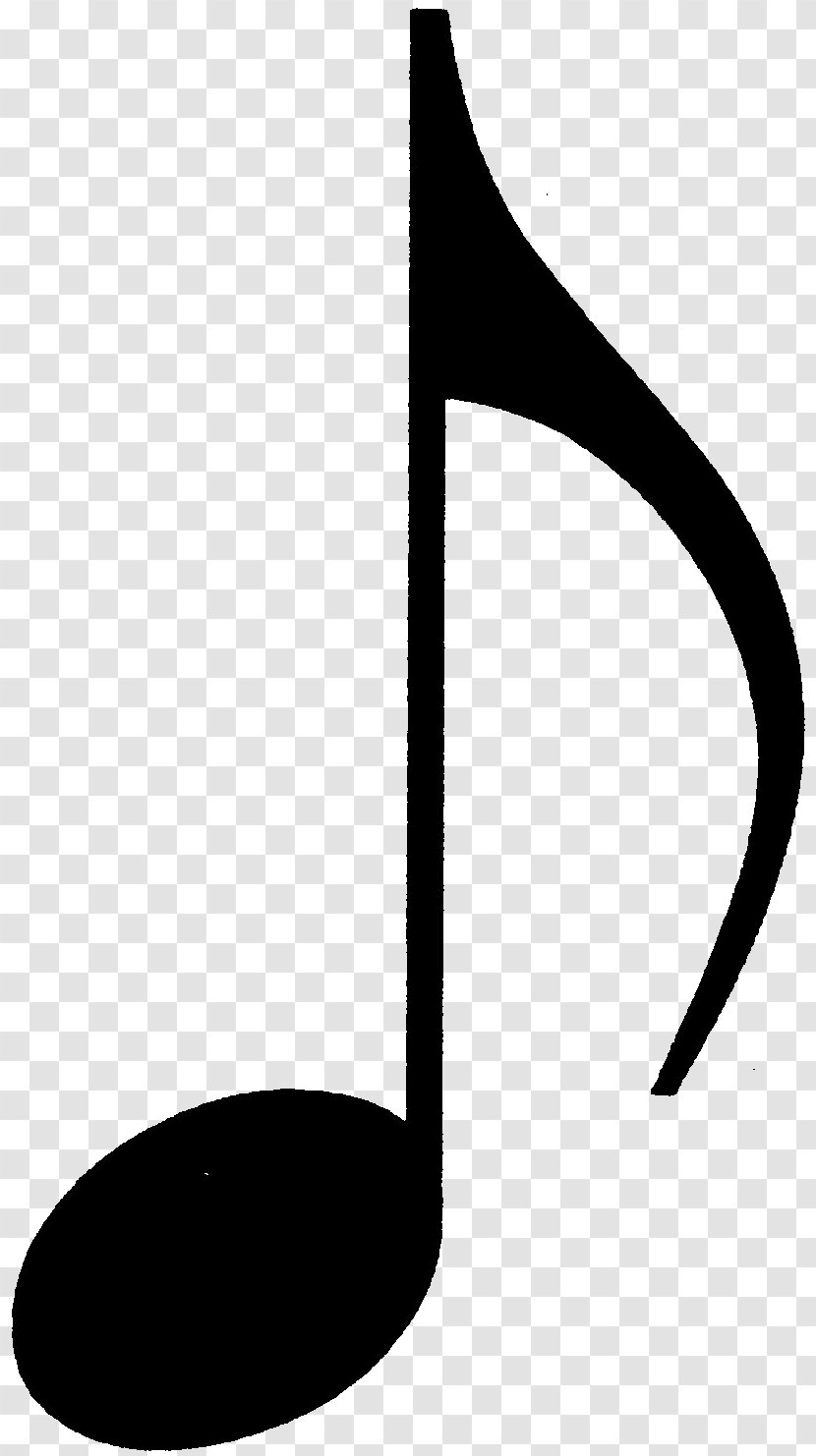 Eighth Note Quarter Musical Rest Clip Art - Silhouette - Notes Transparent PNG