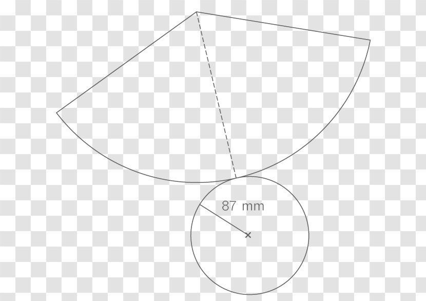 Cavalier Perspective Cone Circle Mathematics - 15 Cm Sfh 13 Transparent PNG