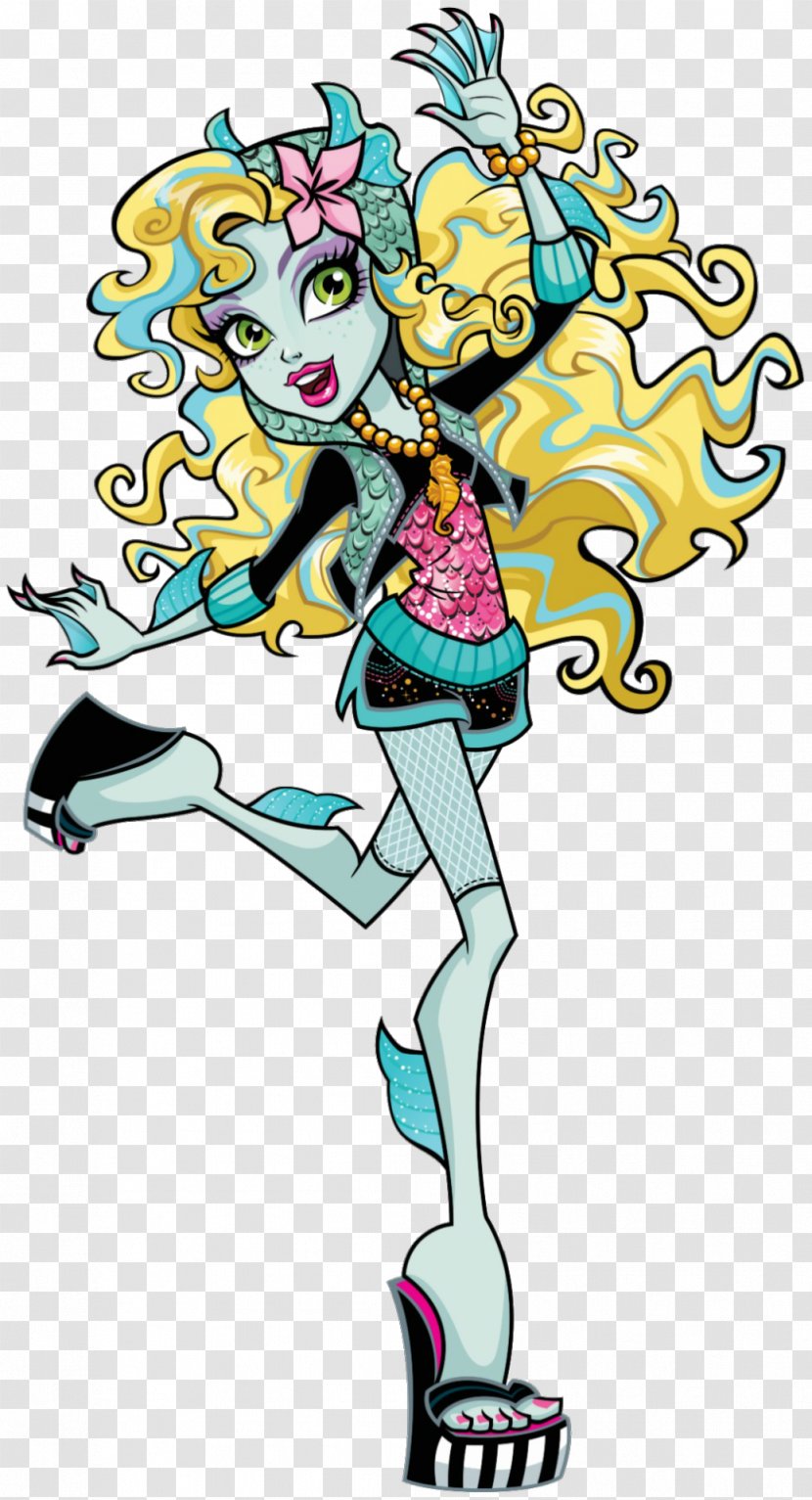 Monster High Lagoona Blue Barbie Ever After - Enchantimals Transparent PNG