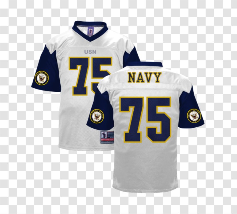 T-shirt Navy Midshipmen Football Army Black Knights United States Naval Academy Sports Fan Jersey - Sleeve Transparent PNG