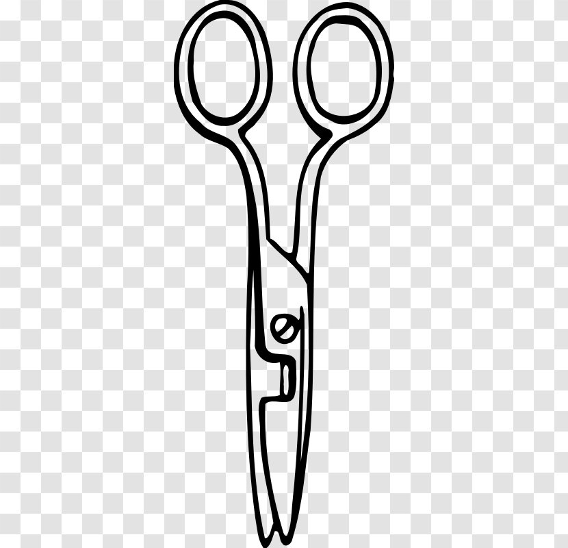 Knife Scissors Tool Clip Art - Line Transparent PNG