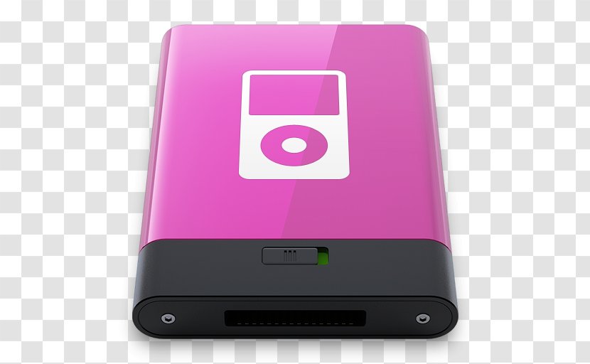 Pink Purple Electronic Device Ipod - Feature Phone - IPod W Transparent PNG