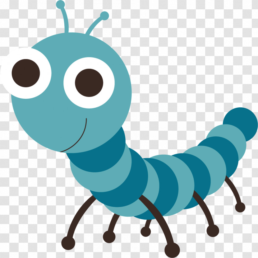 Caterpillar Insect Cartoon Animation Larva Transparent PNG