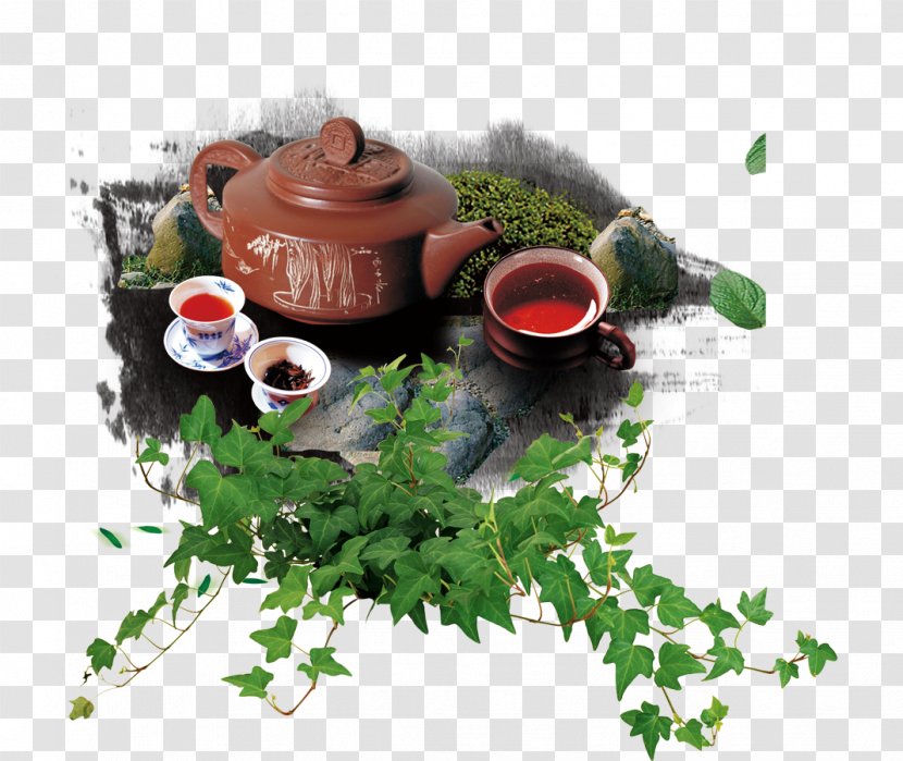 Tea Culture Tieguanyin Puer - Set Transparent PNG