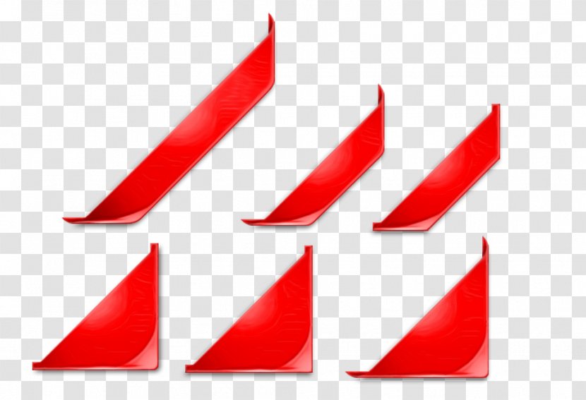 Red Carmine Font Flag Logo Transparent PNG