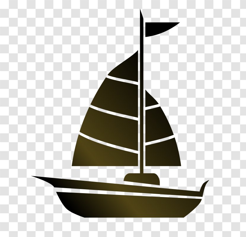 Sailboat Clip Art - Sailing Ship - Simple Drawing Transparent PNG