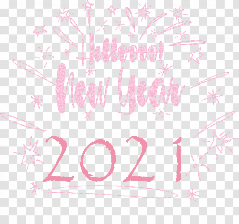 Happy New Year 2021 Transparent PNG