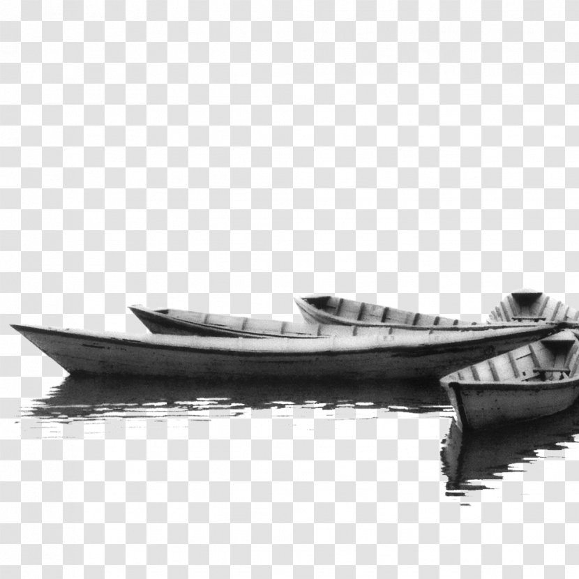 Black And White Boat Yacht Photography - Club - Lake Transparent PNG