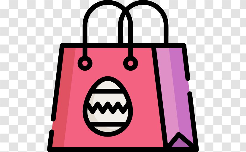 Smiley - Shopping - Pink Transparent PNG