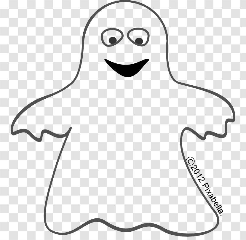 Casper Ghost Halloween Clip Art - Cartoon - Black Cliparts Transparent PNG