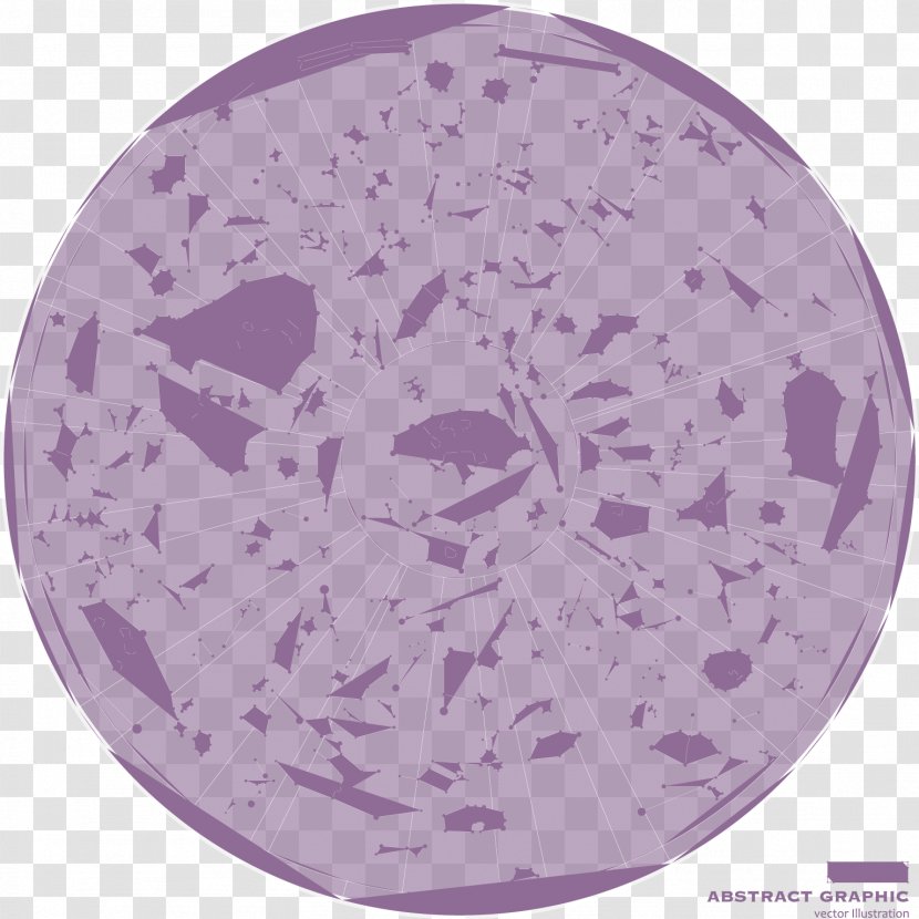 Purple - Designer - Decorative Moon Transparent PNG