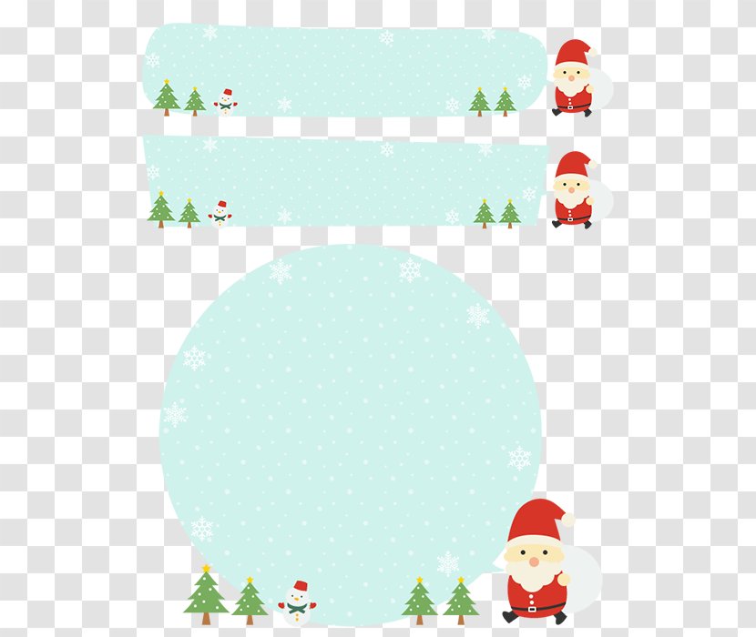 Santa Claus Christmas Ornament Tree Decoration - Border Transparent PNG