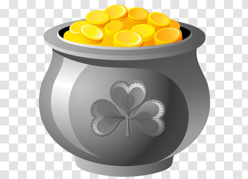 Gold Clip Art - Clover - Leprechaun Hat Transparent PNG