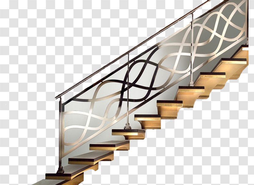 Handrail Stairs Stainless Steel Guard Rail - Material - Beam Transparent PNG