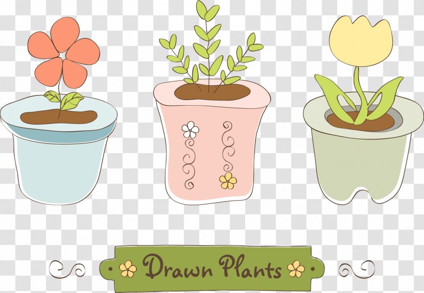 Flowerpot Download - Flower - Creative Potted Free Downloads Transparent PNG
