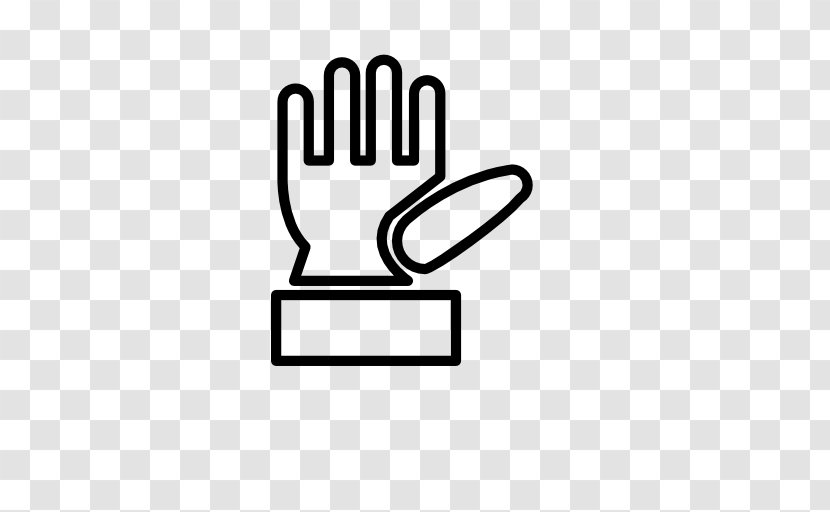 Glove Boxing Clip Art - Black - Gloves Clipart Transparent PNG