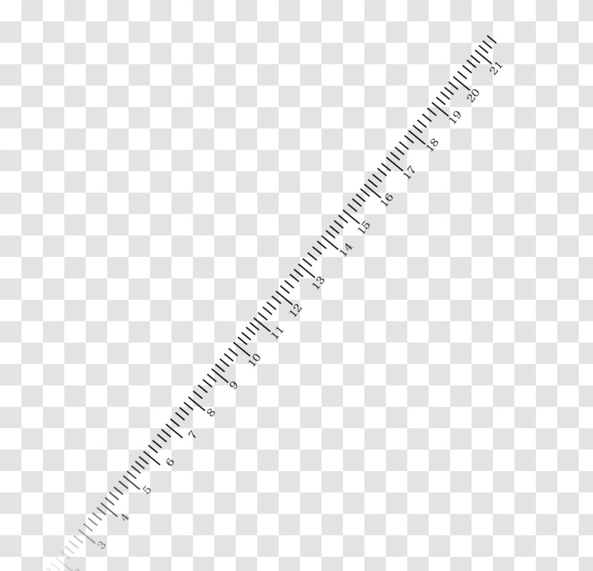 Straightedge Ruler Icon - Watermark - Scale Transparent PNG