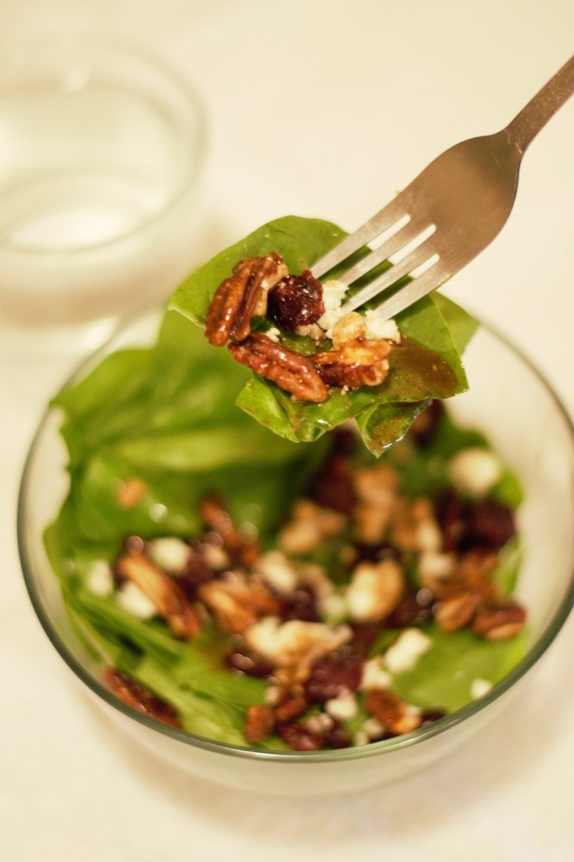 Spinach Salad Stuffing Blue Cheese Muffin Waldorf - Pecan Transparent PNG