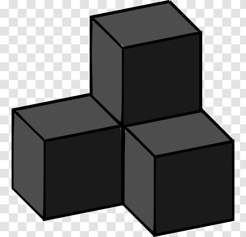Tetris Three-dimensional Space Drawing Clip Art - Threedimensional - Cube Transparent PNG