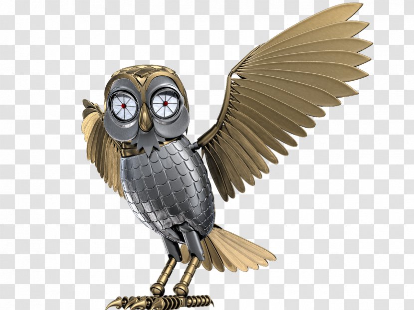 Owl Bird Famous Robots & Cyborgs: An Encyclopedia Of From TV, Film, Literature, Comics, Toys, And More Robotics - Wing - Coruja Transparent PNG