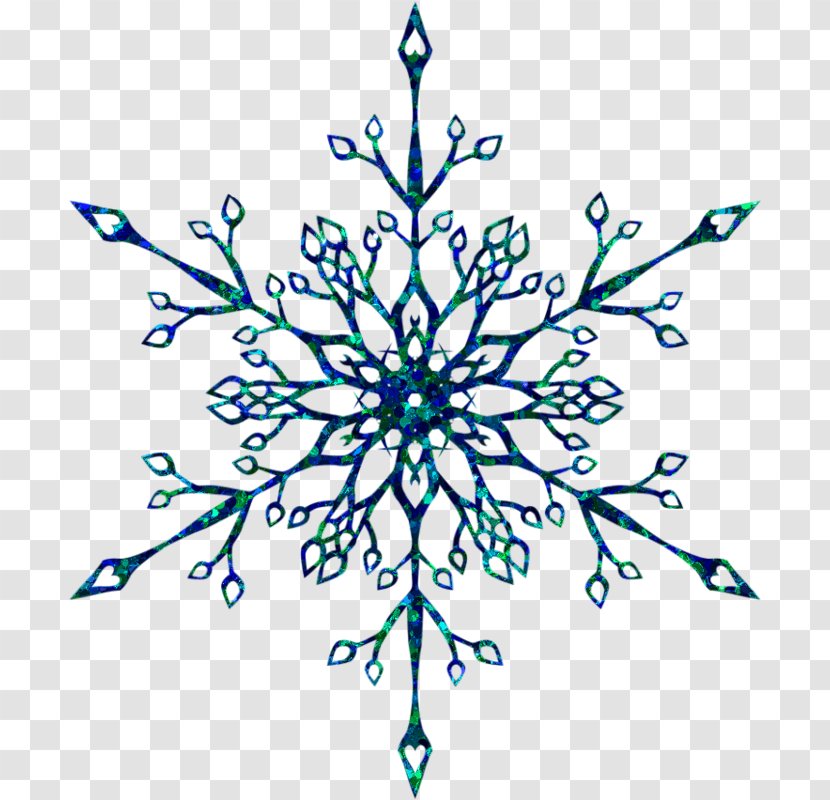 Snowflake Crystal Shape Euclidean Vector - Symmetry - Blue Transparent PNG