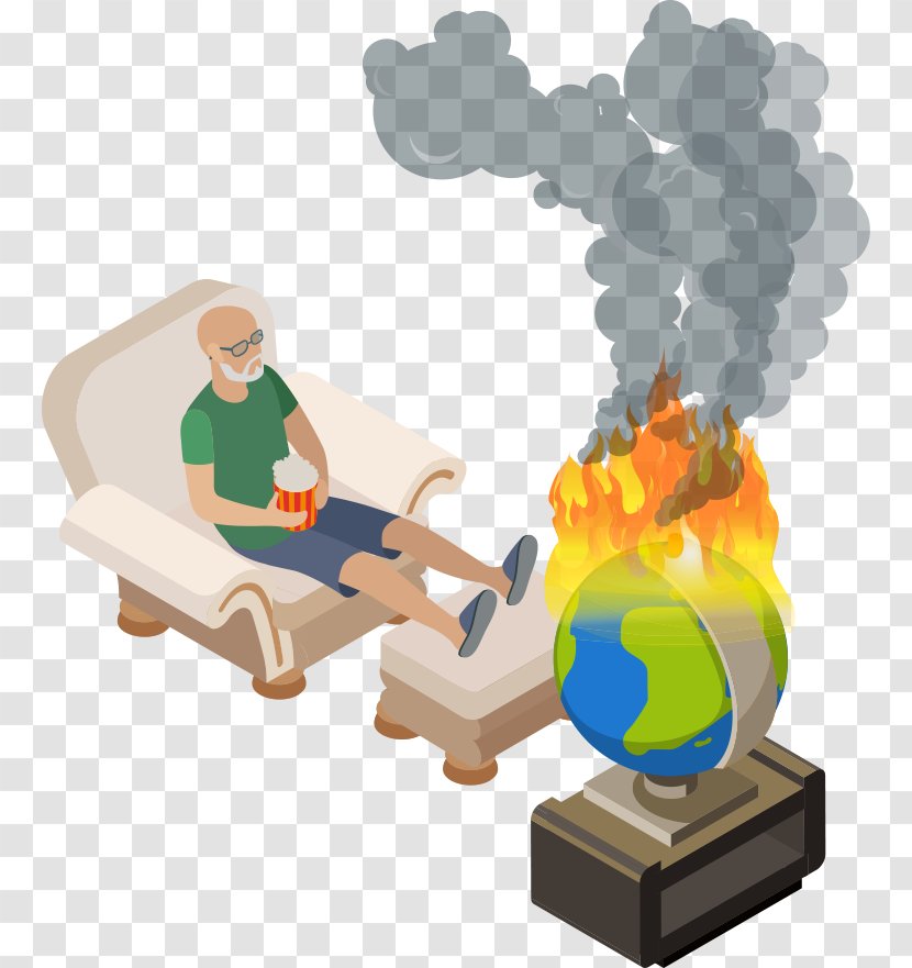 Cartoon Download Illustration - Technology - Vector Globe On Fire Transparent PNG