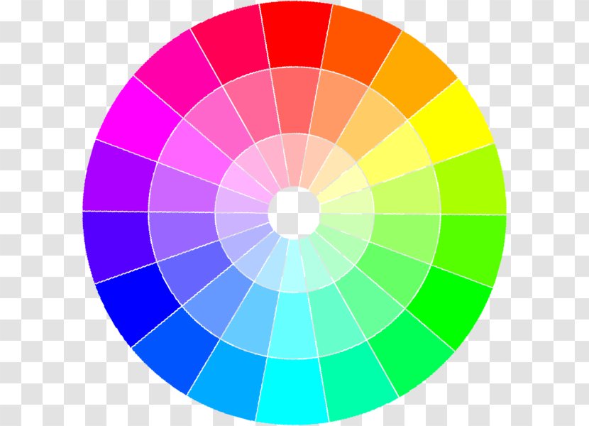 Color Wheel Theory Monochromatic Scheme Complementary Colors - Symmetry - Large Colorfull Lense Transparent PNG