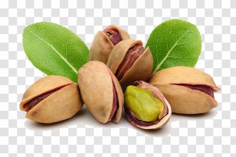 Pistachio Nut Food Almond - Superfood - Green Leaves And Pistachios Transparent PNG