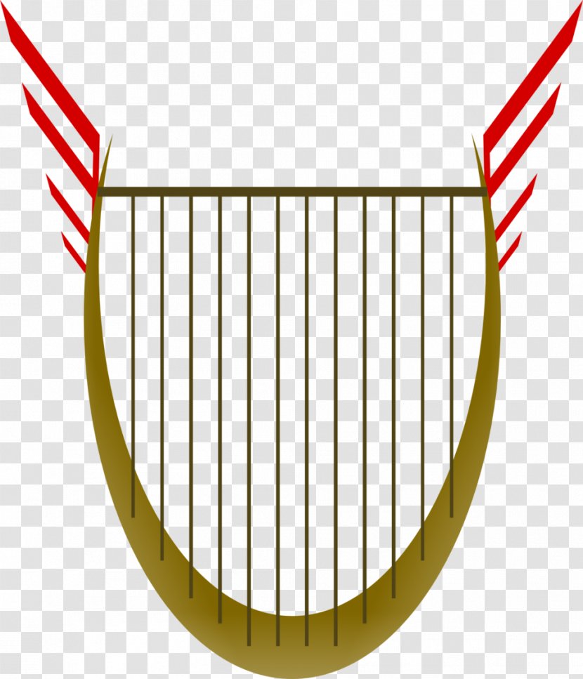 Lyre Musical Instruments String - Heart - Harp Transparent PNG