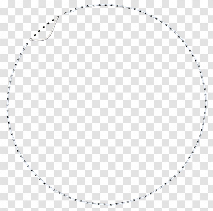 Circle White Point Body Jewellery Line Art - Jewelry Transparent PNG