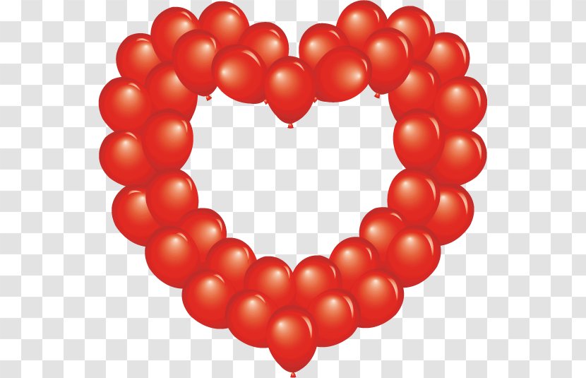 Love Background Heart - Party Supply - Bead Transparent PNG
