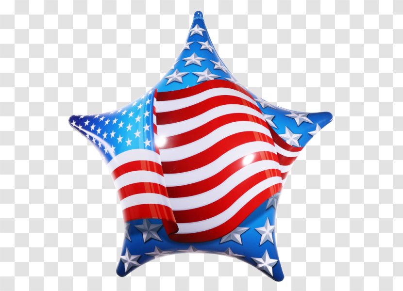 Flag Of The United States American Revolution Balloon Star - Cushion Transparent PNG