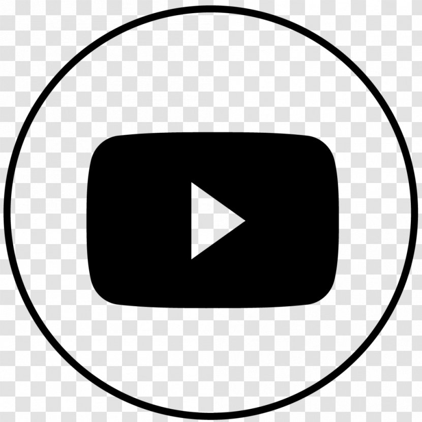 Logo Image Clip Art - Blackandwhite - Youtube Icon File Transparent PNG