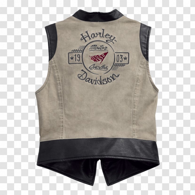 Gilets T-shirt Waistcoat Harley-Davidson - Casual Wear - Woman Washing Transparent PNG