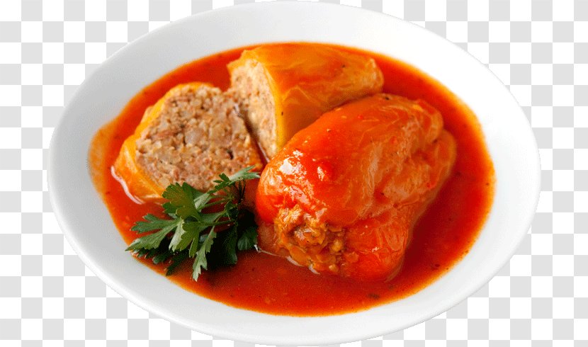 Stuffed Peppers Punjena Paprika Hungarian Cuisine Gulai Recipe - Gravy Transparent PNG