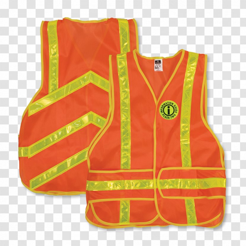 Gilets High-visibility Clothing Sleeveless Shirt - Highvisibility - Safety Vest Transparent PNG