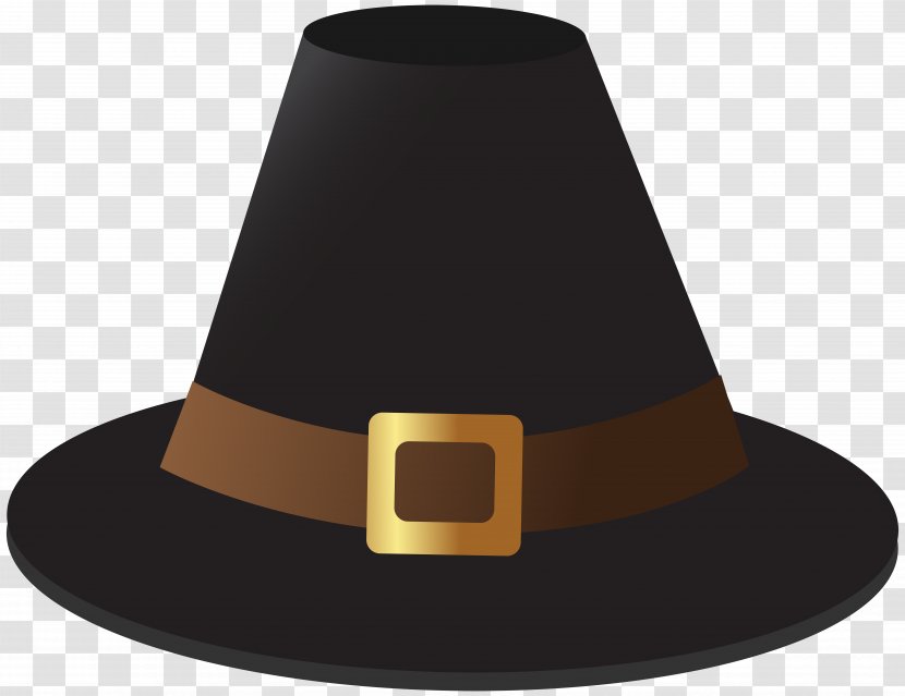Pilgrim's Hat Gat Clip Art - Black Pilgrim Transparent PNG Image Transparent PNG