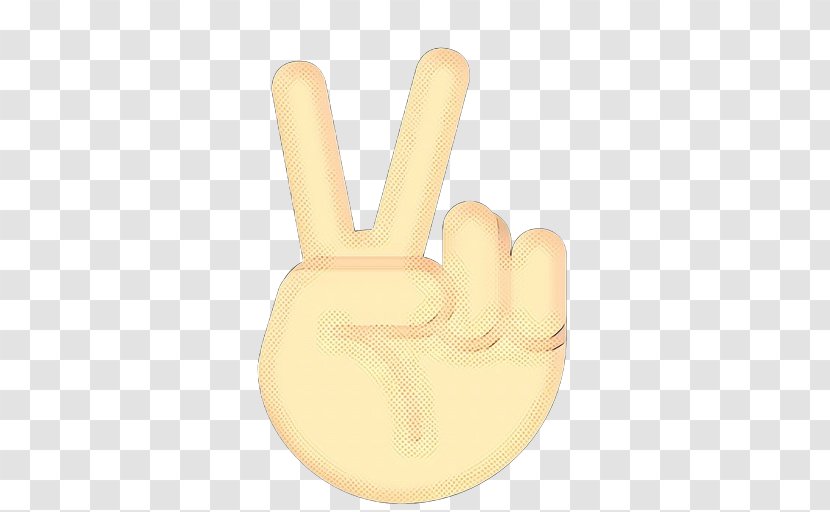 Finger Hand Gesture Yellow Thumb - Nail Glove Transparent PNG