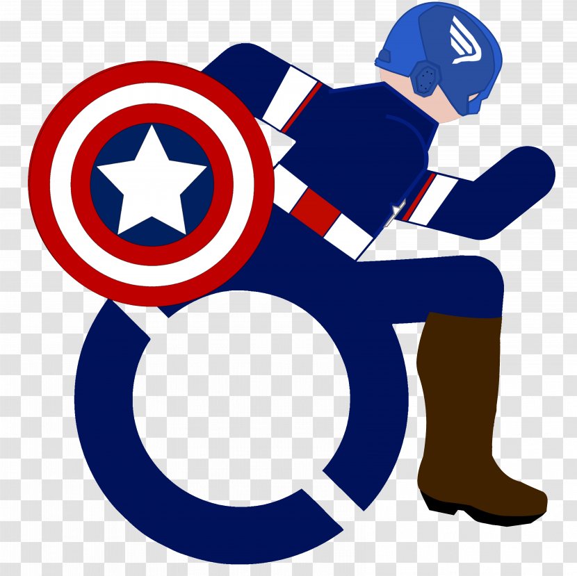 Captain America Wheelchair Tesseract Disability Accessibility Transparent PNG