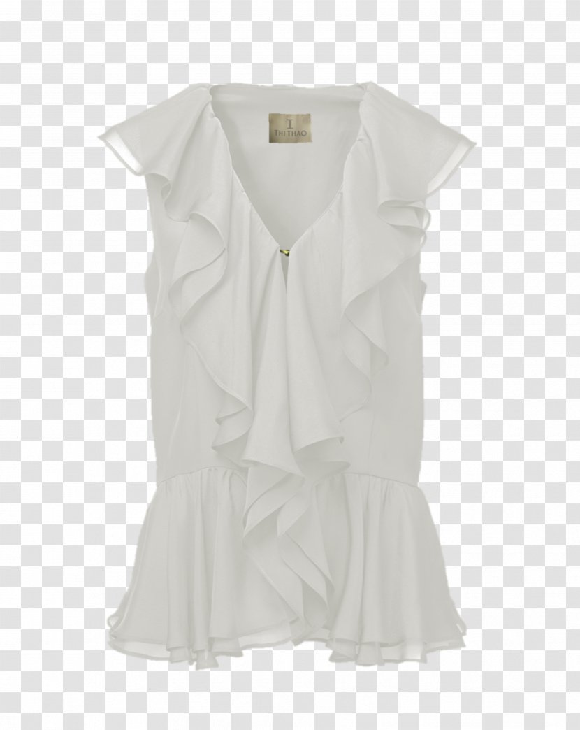 Blouse Ruffle Clothing Sleeve Dress Transparent PNG