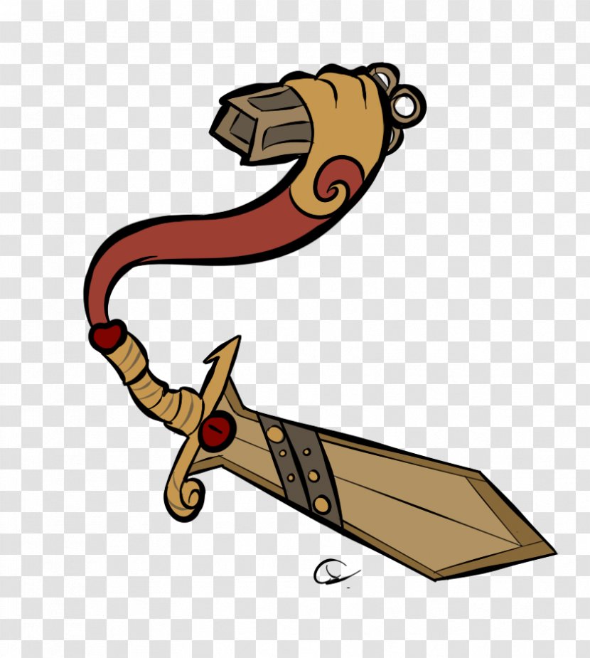 Cartoon Line Weapon Clip Art - Cold Transparent PNG