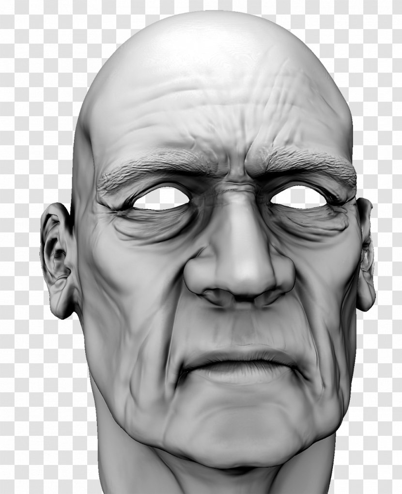 Face Nose Facial Expression - Jaw - OLD MAN Transparent PNG