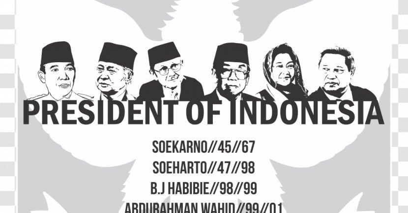 Logo President Of Indonesia Font - Poster - Vector Peta Transparent PNG