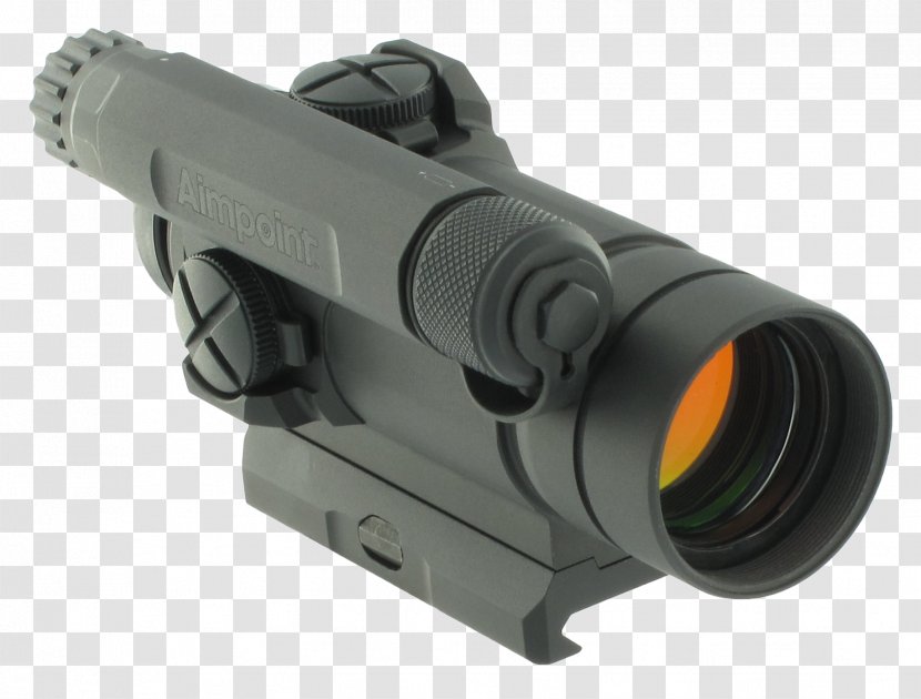 Aimpoint CompM4 AB Red Dot Sight Reflector - Weapon - Sights Transparent PNG