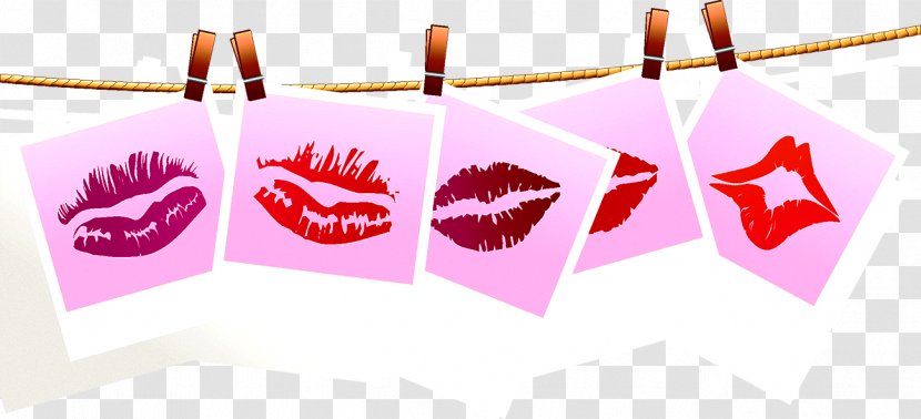 Valentines Day Heart International Kissing Wallpaper - Display Resolution - Lipstick Photo Transparent PNG