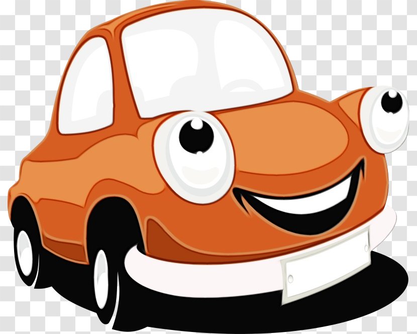 Cartoon Clip Art Vector Graphics - Compact Car Transparent PNG