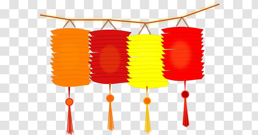 Paper Lantern Clip Art - Chinese New Year - China Transparent PNG